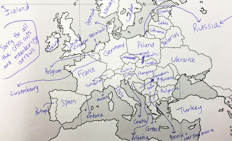 Illustration for article titled Lessons in inaccurate European geography
